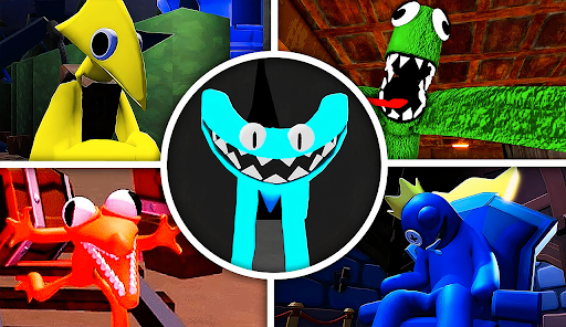 Rainbow Friends Yellow Cyan 2 screenshot