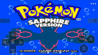 Pokemoon sapphire version - Free GBA Classic Game Screenshot