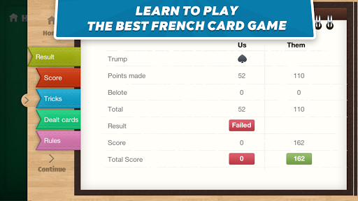 Belote Coinche - card game Screen 3