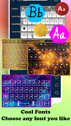 Neon Lightning Keyboard Screen 3