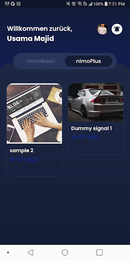 nimoSignals Screen 3