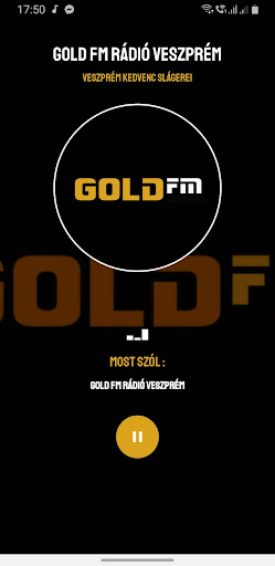 Android application Gold FM Rádió Várpalota screenshort