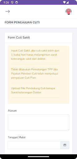 Android application RSDI BAGAWI screenshort