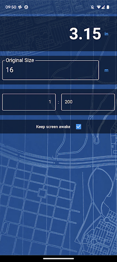 Android application Model Scale Calculator screenshort