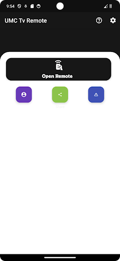 Android application Remote control for UMC Tv screenshort