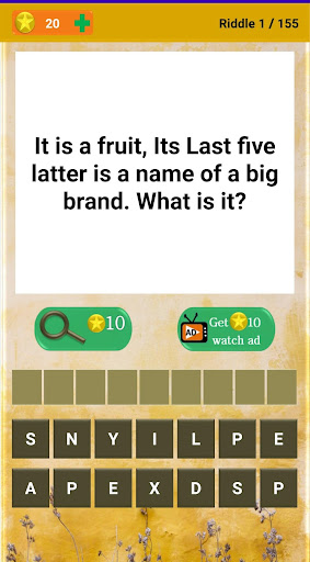 Android application Mr Brain Riddles - Brain Tease screenshort