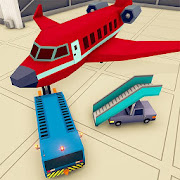 Blocky Airport Ground Staff Flight Simulator Game 1.3 Icon