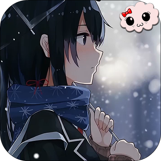 Girl and Snow Anime Wallpaper  Icon