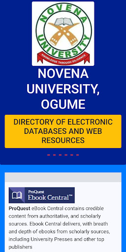 Android application Novena eLibrary screenshort