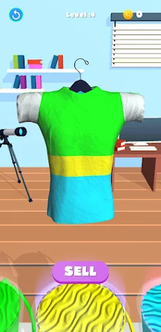 Tie Dye Clothes Game - Screenshot 1