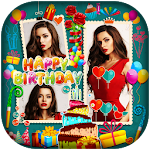 Cover Image of Download Birthday Photo Frame & Collage  APK