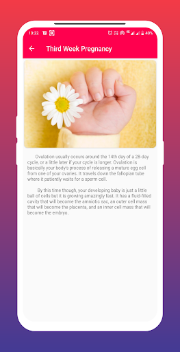 Pregnancy Health Care & Tips Screen 3