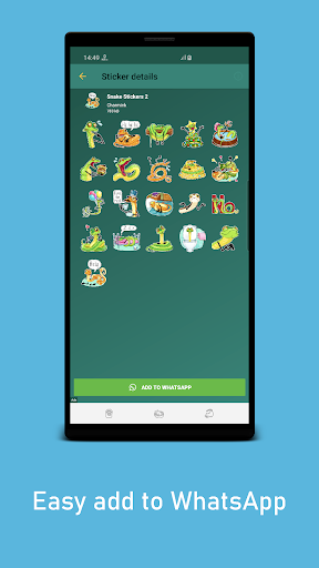 Snake WAStickerApps Screen 2