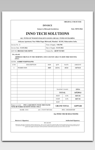 Businesso - Bills  Reports