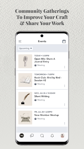 Screenshot of Writing Room