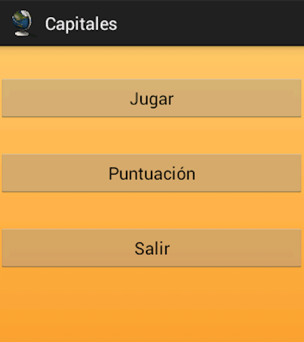 Android application World Capital Test screenshort