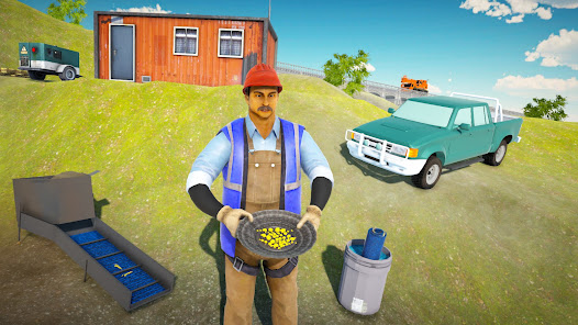 Screenshot 12 Sim de minería de oro - magnat android