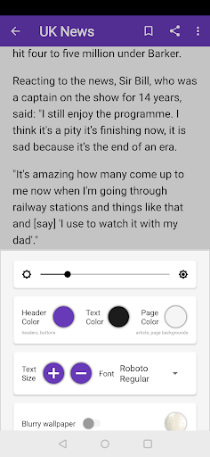 UK News | Max Reader App Screen 2