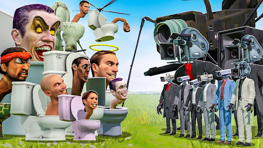 Skibydi Toilet War Attack 1.0 APK + Mod (Free purchase) for Android