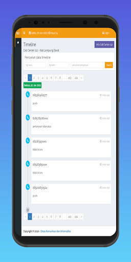 Android application Siaga - Kabupaten Lampung Bara screenshort