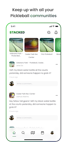 Android application Stacked screenshort