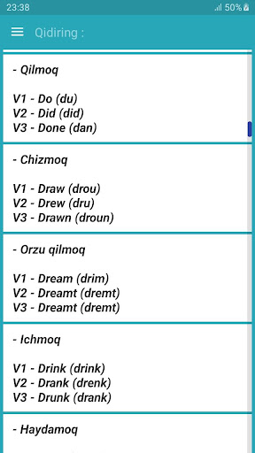 Notogri fellar jadvali Screen 2