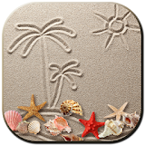 Draw in sand Free icon