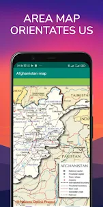 Afghanistan map