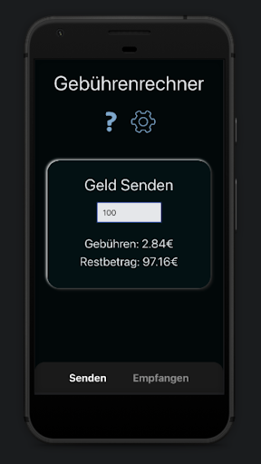 Android application Pro Fee Calculator PayPal fees screenshort