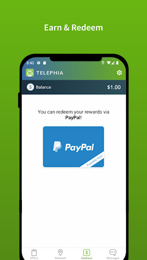 Telephia: Earn Rewards Screen 3
