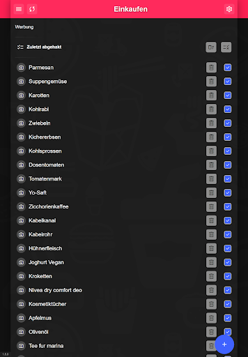 Mylistix - Shopping List App Screen 3