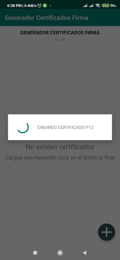 Creador Certificados de Firma Screen 3