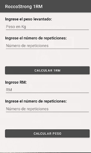 RoccoStrong 1RM Screen 3