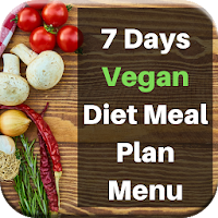 7 Days Vegan Diet Meal Plan menu