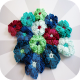 Easy Crochet flower tutorial icon