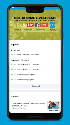 Android application Maranatha Ministries screenshort