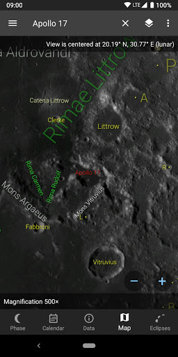 Lunescope: Moon Phases+ Screen 2