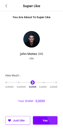 Android application Bitcoin Bachelors screenshort