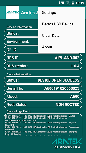 App screenshot