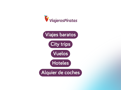 ViajerosPiratas - Busca viajes Screenshot