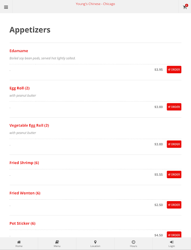 Youngs Chinese Chicago Online Ordering