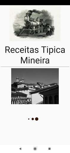 Android application Receitas Típica Mineira screenshort