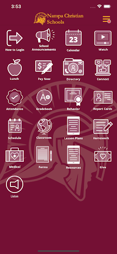 Android application Nampa Christian Schools screenshort