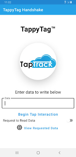 Android application TappyTag Demo screenshort