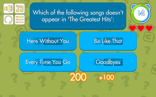 3 Doors Down Trivia Screen 3