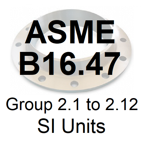 ASME B16.47 Group 2.1 to 2.12 logo