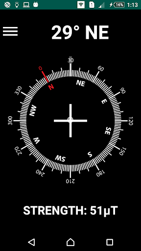 Android application Digital Compass screenshort