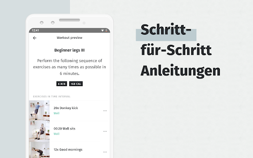 8fit Workout & Ernährungspläne Screenshot