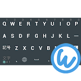 Dark keyboard image icon