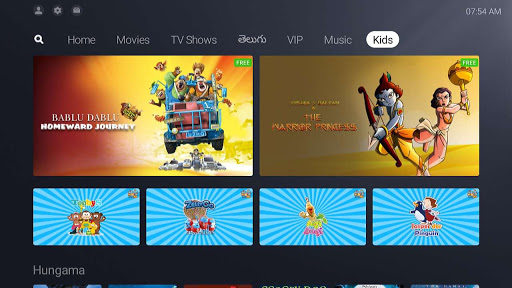 Screenshot of TCL CHANNEL